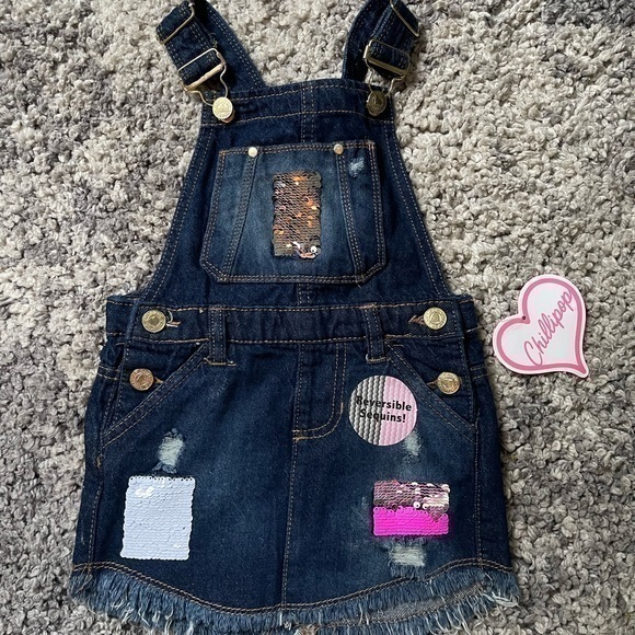 Baby girl skirt overall dress - Picture 1 of 4
